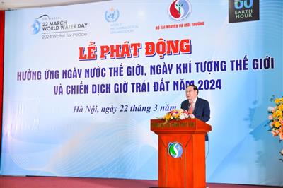 Phát động hưởng ứng Ngày Nước thế giới, Ngày Khí tượng thế giới và Chiến dịch Giờ Trái đất năm 2024