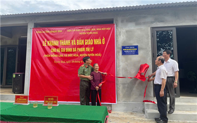 Quảng Bình hoàn thành 1.450 căn nhà đợt 1 cho hộ nghèo, hộ cận nghèo - Vượt tiến độ đề ra