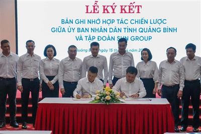 Quảng Bình hợp tác với Sun Group đánh thức tiềm năng du lịch