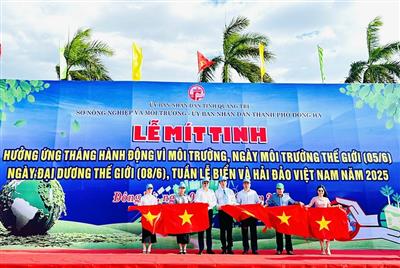 Quảng Trị: Mít tinh hưởng ứng Tháng hành động vì môi trường năm 2025