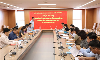 Ra mắt Tổ Dư luận xã hội Đảng ủy Bộ Nông nghiệp và Môi trường