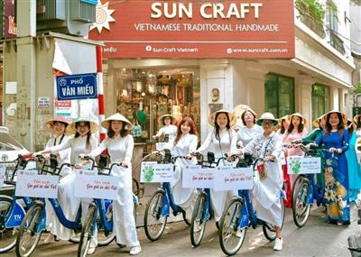 Sun craft: Chung tay phát triển xanh hóa làng nghề Sơn mài Hạ Thái