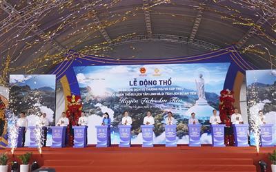 Sun Group động thổ Quần thể du lịch tâm linh và di tích lịch sử Am Tiên tại Thanh Hóa