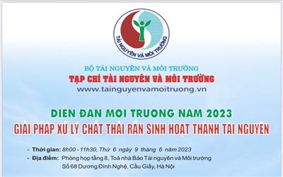 Tạp chí Tài nguyên và Môi trường tổ chức Diễn đàn Môi trường năm 2023