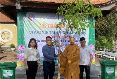 Tạp chí Tài nguyên và Môi trường phát động trồng cây “Chùa xanh” ở chùa Núi Một, Côn Đảo