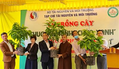 Tạp chí Tài nguyên và Môi trường trồng 523 cây tại chùa Phúc Lạc, Hà Nam