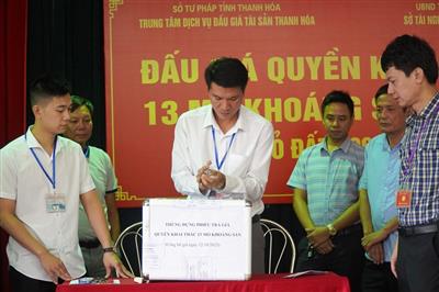Thanh Hóa: Đấu giá thành công 13 mỏ khoáng sản trong đợt 5