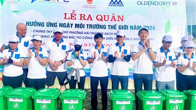 Công ty TNHH Nhiệt điện Nghi Sơn 2: Ra quân dọn vệ sinh chung tay bảo vệ môi trường biển 2024