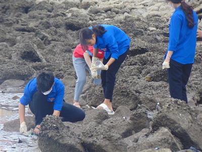 Thành phố Hồ Chí Minh: Ra quân dọn dẹp bờ biển Cần Giờ
