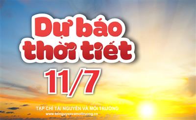 Thời tiết ngày 11/7: Bắc Trung Bộ nắng nóng gay gắt, có nơi trên 39 độ C