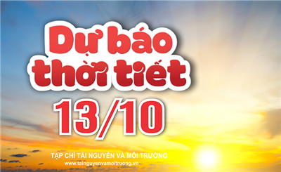 Thời tiết ngày 13/10: Các tỉnh từ Nghệ An đến Quảng Ngãi mưa lớn, có nơi trên 700mm