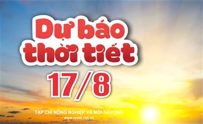 Thời tiết ngày 17/8: Mưa lớn trải dài khắp cả nước