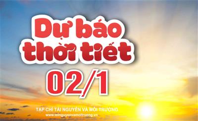 Thời tiết ngày 2/1: Bắc Bộ nắng nhẹ, Tây Nguyên và Nam Bộ có mưa