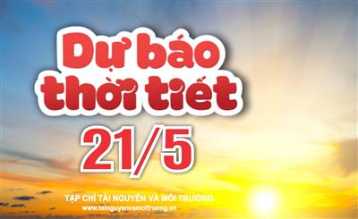 Thời tiết ngày 21/5: Từ miền Trung đến Nam Bộ mưa to, có nơi mưa rất to