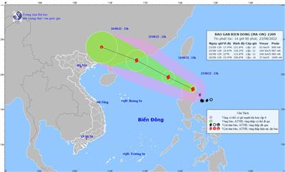 Thời tiết ngày 24/8: Tin bão trên biển Đông