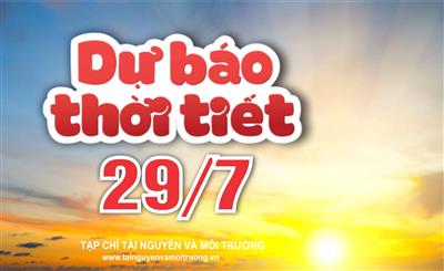Thời tiết ngày 29/7: Thủ đô Hà Nội và các tỉnh Bắc Bộ mưa lớn dồn dập