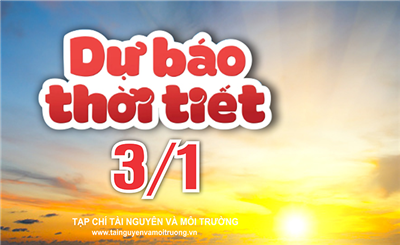 Thời tiết ngày 3/1: Bắc Bộ, Bắc Trung Bộ mưa rét đón không khí lạnh