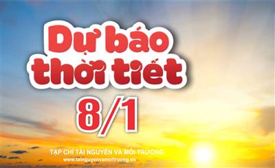 Thời tiết ngày 8/1: Không khí lạnh tăng cường, Bắc Bộ và Bắc Trung Bộ mưa nhỏ