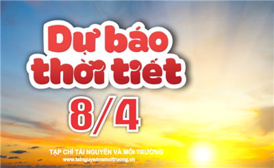 Thời tiết ngày 8/4: Hà Nội mưa rào rải rác, Nam Bộ và Tây Nguyên tiếp tục nắng nóng