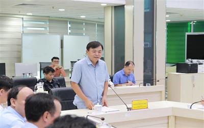Thứ trưởng Bộ NN&MT Nguyễn Hoàng Hiệp làm việc với Cục Khí tượng Thủy văn về tình hình mưa, lũ và hành động trong thời gian tới