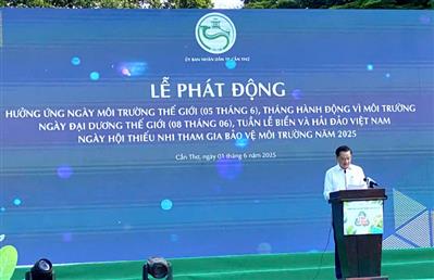 TP. Cần Thơ: Phát động hưởng ứng Ngày Môi trường thế giới năm 2025