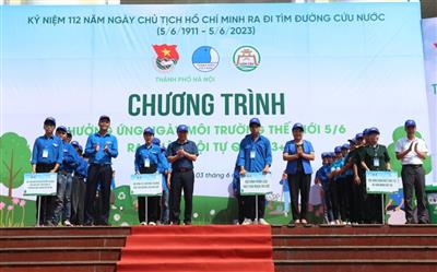 Tuổi trẻ Thủ đô ra mắt các đội hình bảo vệ môi trường