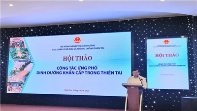 Ứng phó dinh dưỡng khẩn cấp trong phòng chống thiên tai