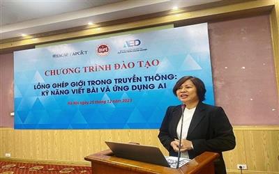 Vai trò của truyền thông và ứng dụng AI trong việc thúc đẩy sự phát triển của phái nữ