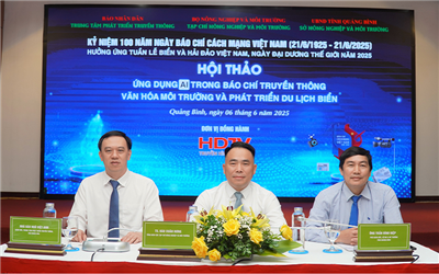 Tạp chí Nông nghiệp và Môi trường tổ chức thành công Hội thảo 'Ứng dụng AI trong báo chí truyền thông văn hoá môi trường và phát triển du lịch biển